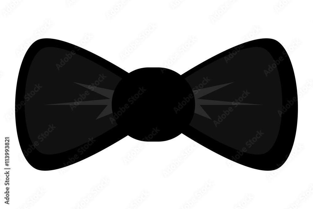 black round bowtie black round bowtie