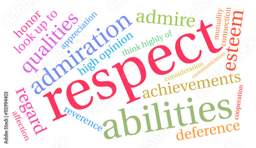 Respect Word Cloud