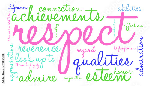 Respect Word Cloud