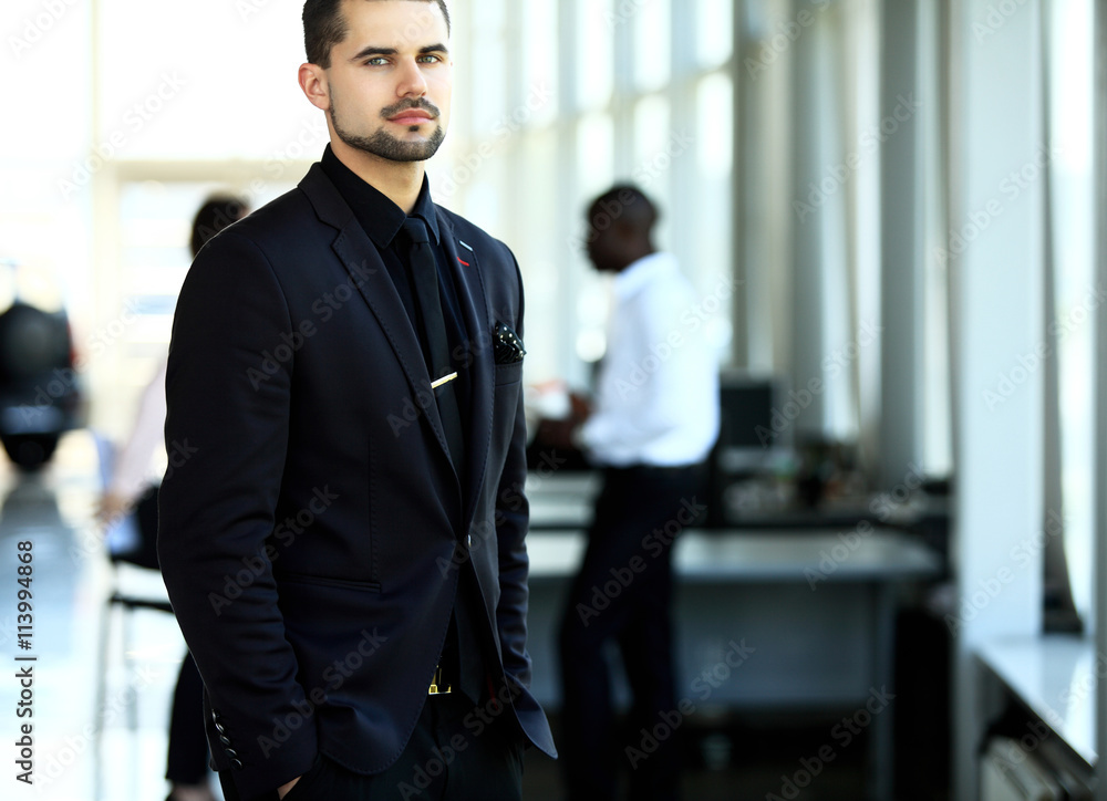 Handsome smiling confident businessman portrait Handsome smiling confident businessman portrait