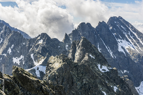 Peaks in the High Tatras.