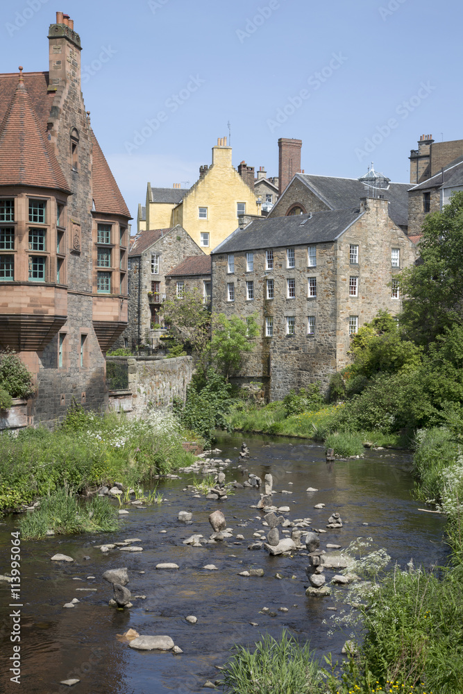 Fototapeta premium Dean Village and River Leith, Edynburg
