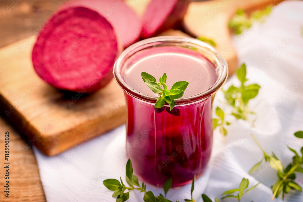 Beet juice - healthy beverage