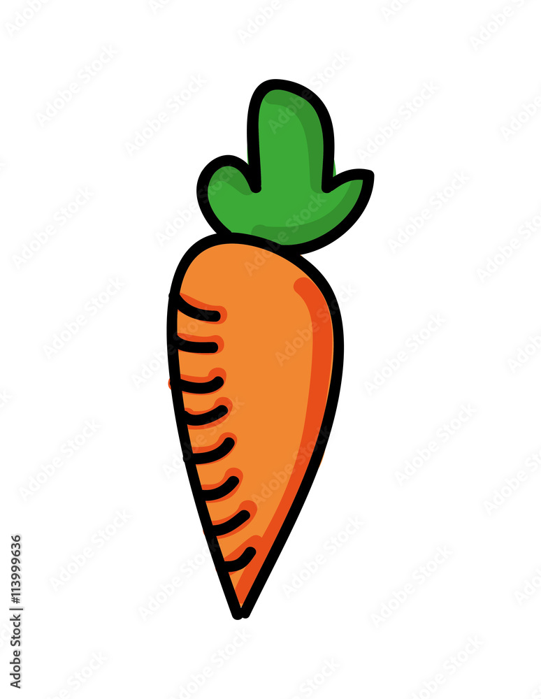 carrot fresh isolated icon design carrot fresh isolated icon design
