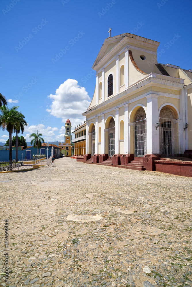 Iglesia Parroquial de la Santísima Trinidad, Plaza Mayor, Trinidad (Kuba)