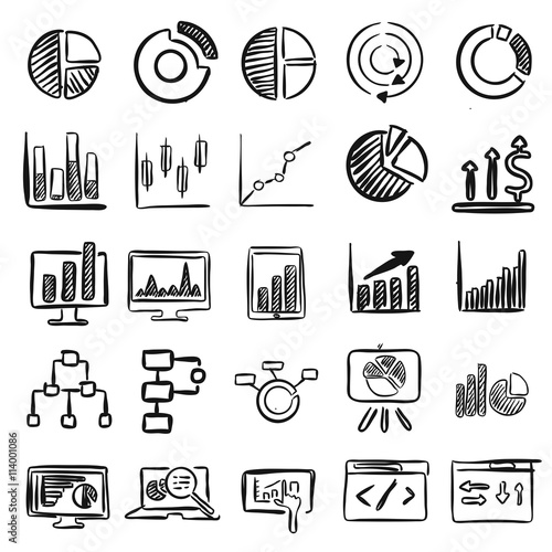 Business Diagramme Vektor Zeichnung