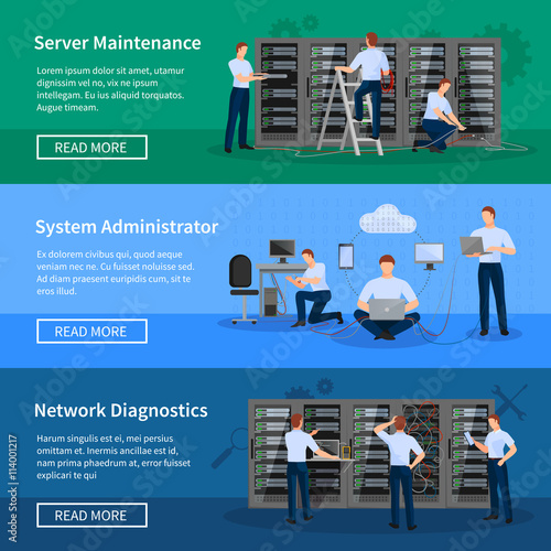 IT Administrator Horizontal Banners 
