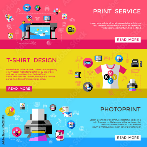 Cmyk Banner Set