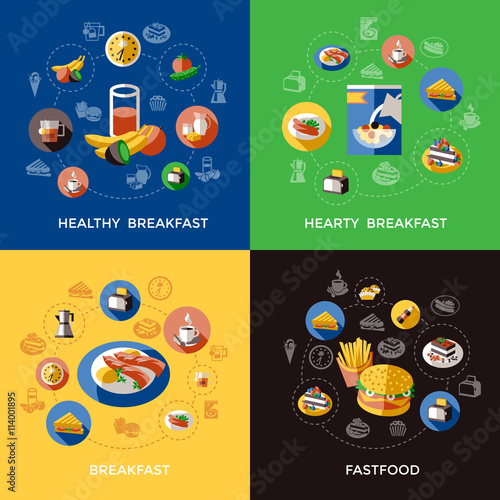 Cereal Icon Set