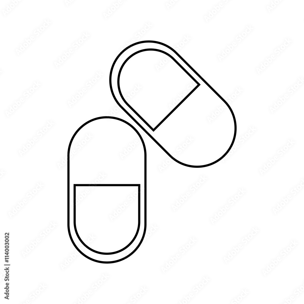 capsules medical isolated icon design capsules medical isolated icon design