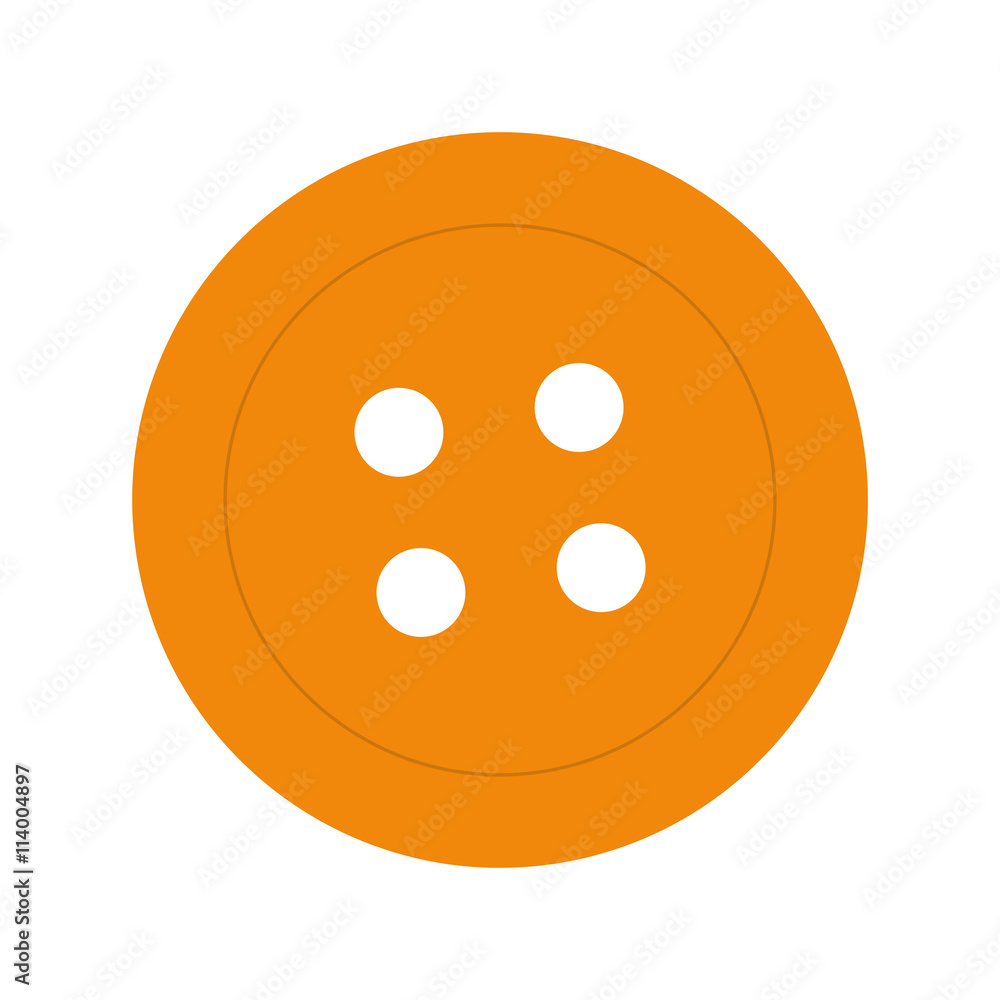 button icon. Tailor and Sewing. Vector graphic button icon. Tailor and Sewing. Vector graphic