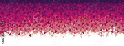 Abstract geometric banner