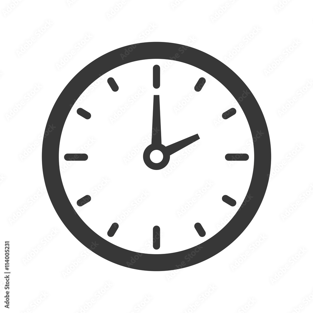 Clock icon. Time design. vector graphic Clock icon. Time design. vector graphic