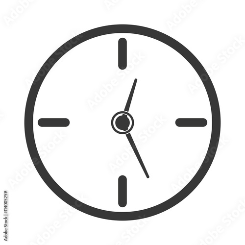 Clock icon. Time design. vector graphic