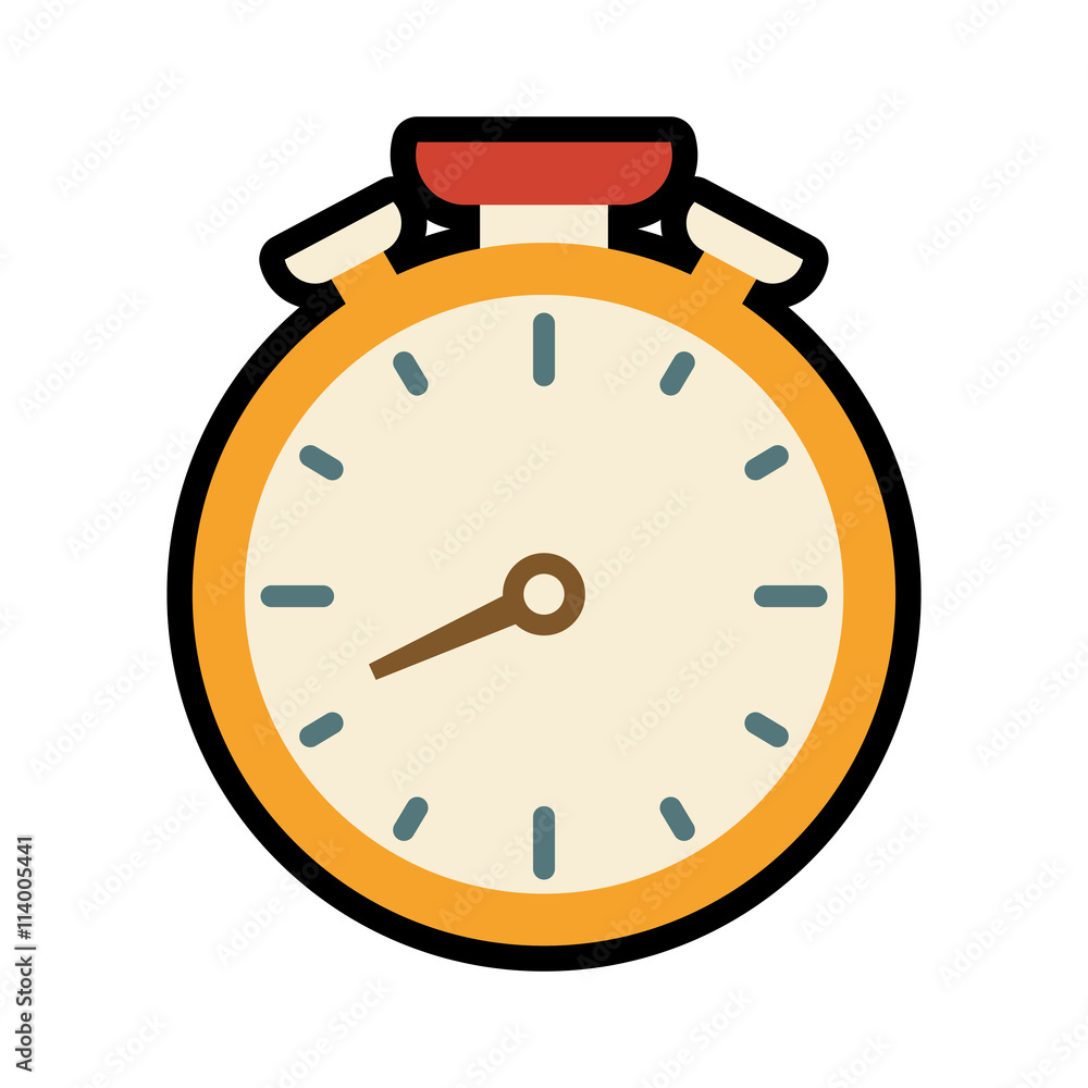 Chronometer icon. Time design. vector graphic Chronometer icon. Time design. vector graphic