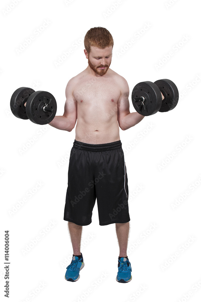 Man Lifting Weight Man Lifting Weight