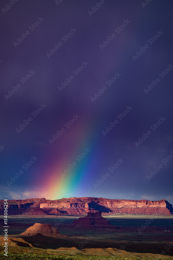 Rainbow over the Valley of the Gods