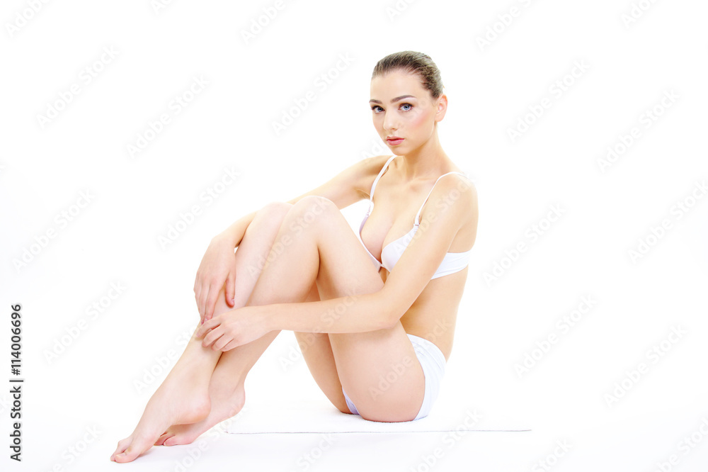 SPA and health care concept beautiful girl body skin care SPA and health care concept beautiful girl body skin care