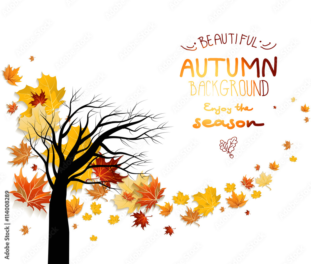 Plakat Abstract autumn background