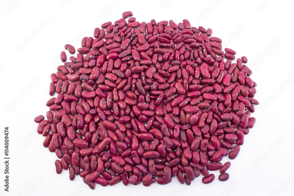 Fototapeta premium Red Beans Isolated on White