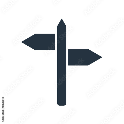 road sign icon - travel 100 set