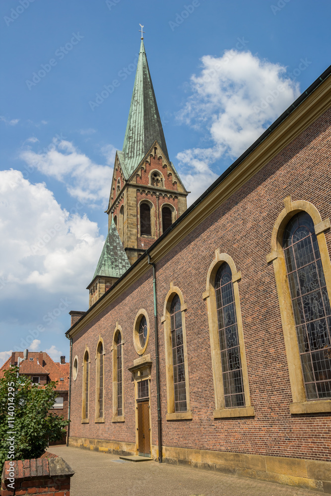 Bonifatius church in the historical center of Lingen