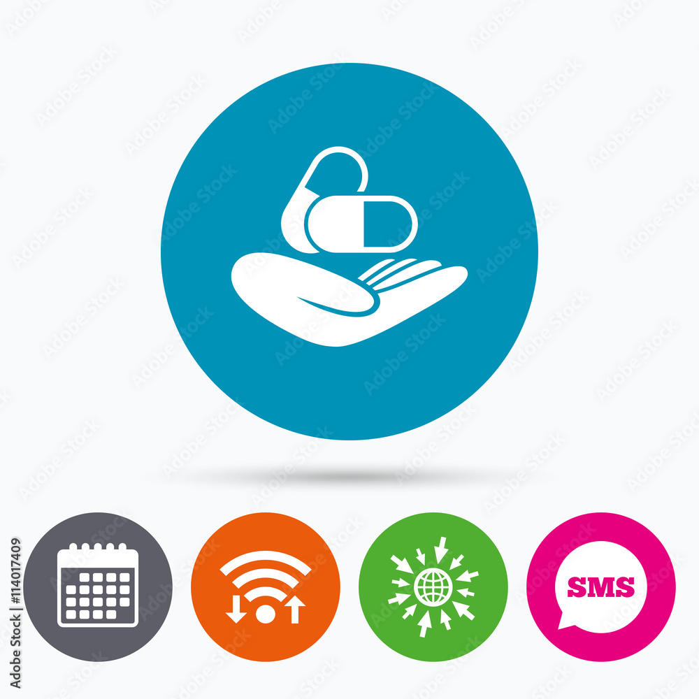 Medical insurance sign. Health insurance. Medical insurance sign. Health insurance.