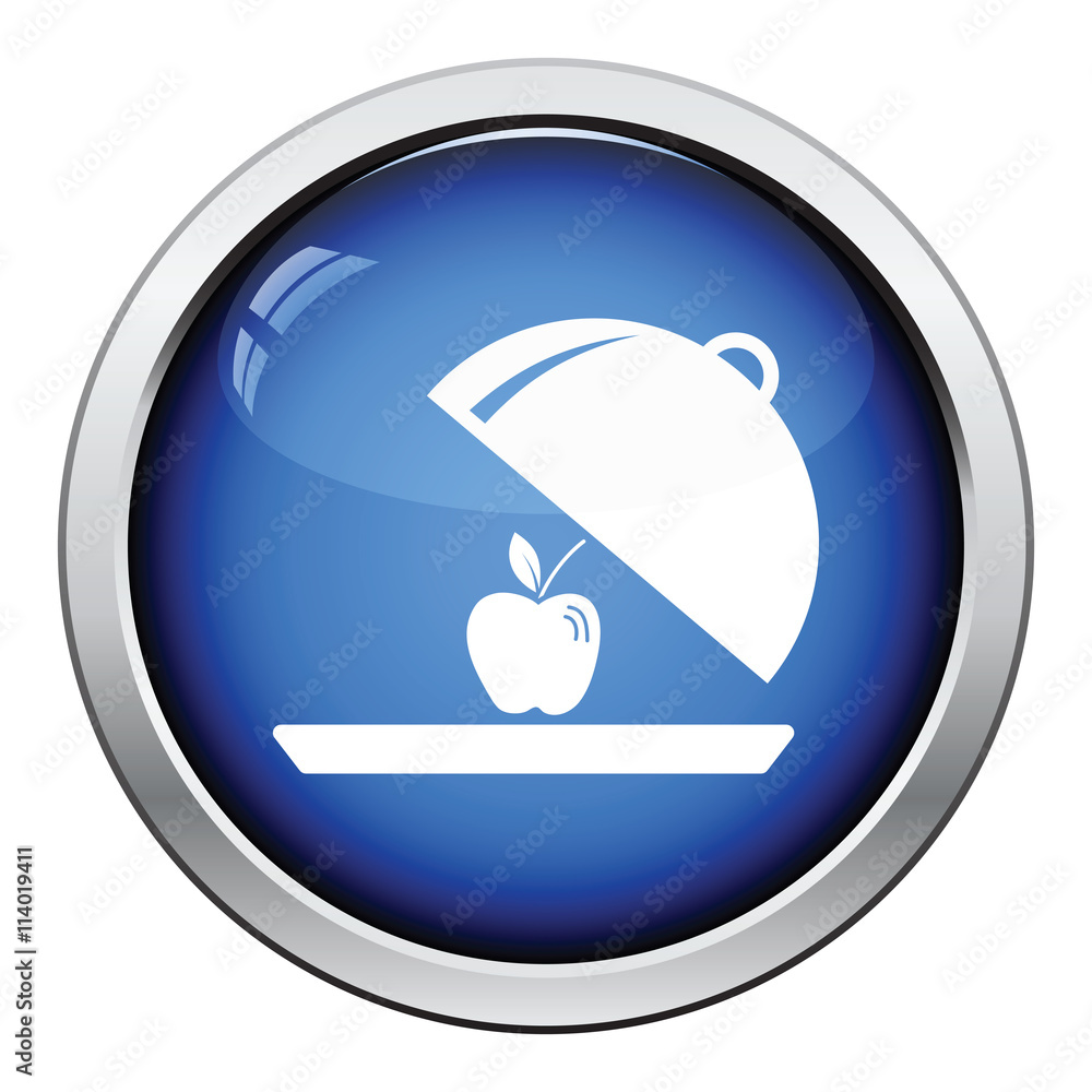 Apple inside cloche icon