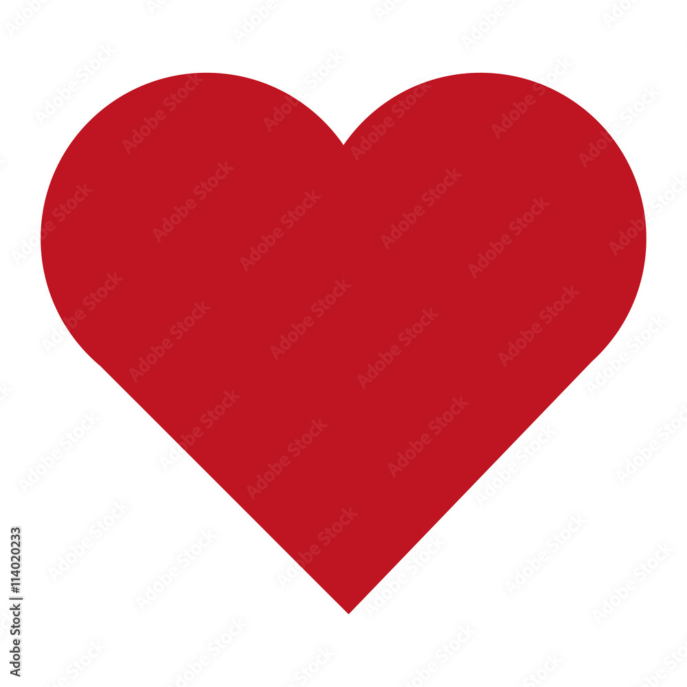simple red heart