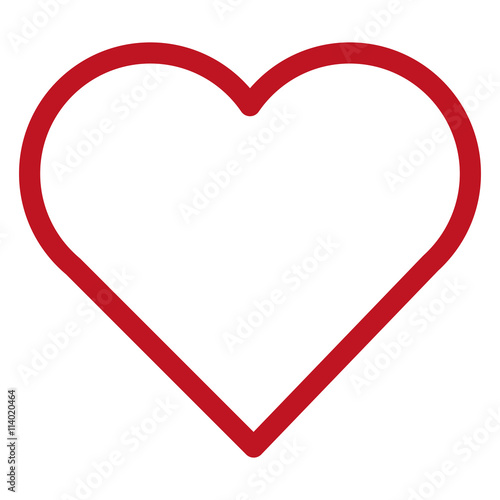 simple red heart