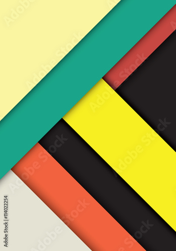 Abstract modern shape material design style. Material design for
