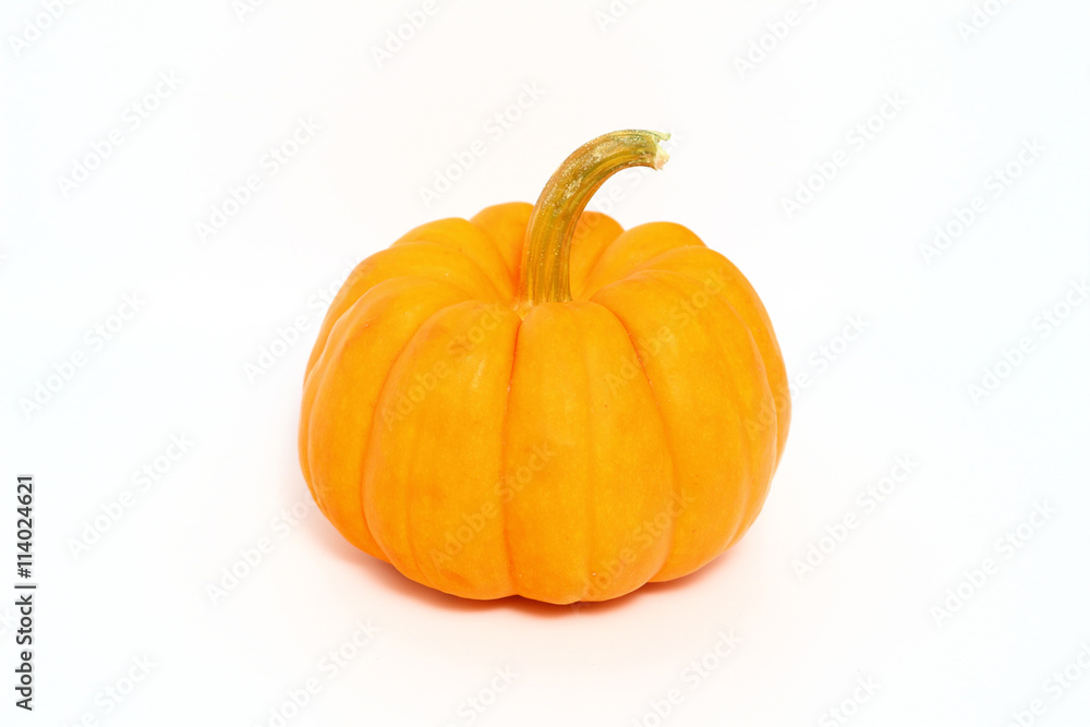 Fototapeta premium golden pumpkin for chinese new year, fancy pumpkin isolated on w