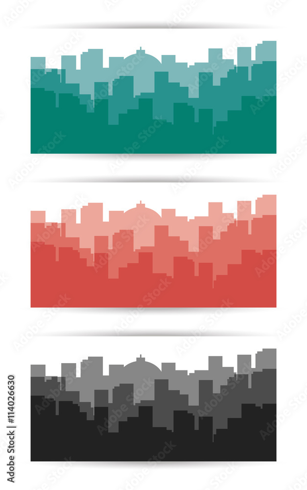 Naklejka premium Urban design. illuistration