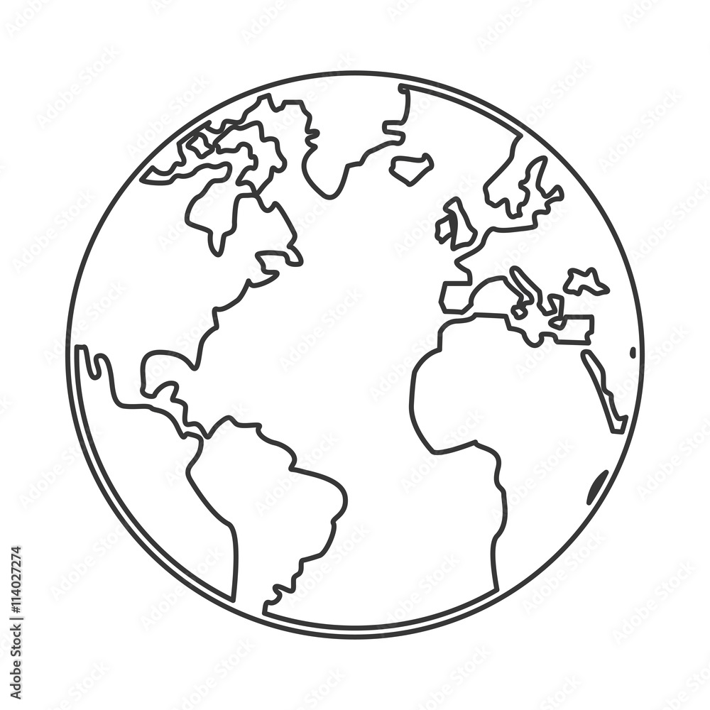 earth globe icon