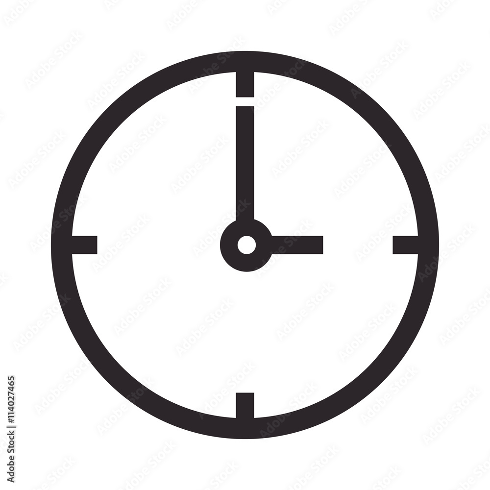 minimalistic clock icon minimalistic clock icon