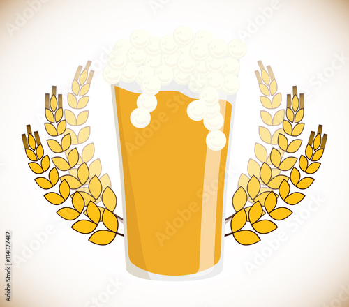 Beer design. illuistration