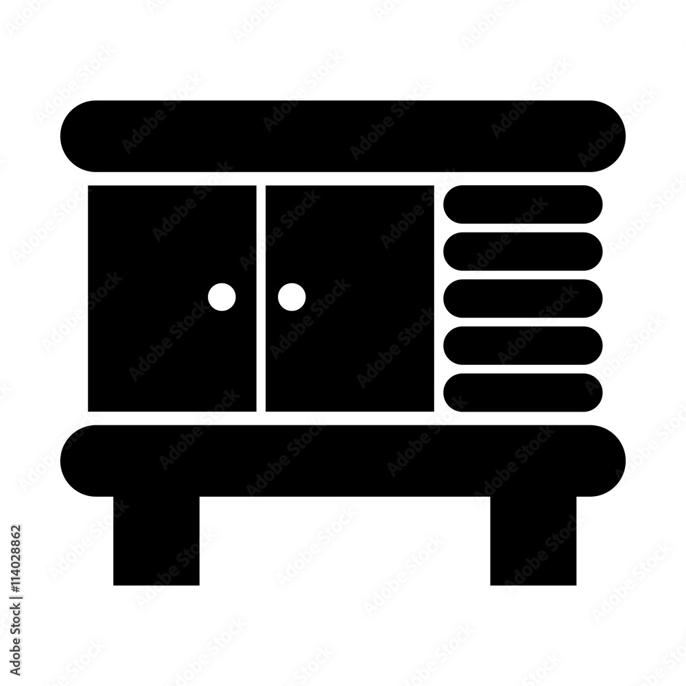bathroom cabinet icon Stock Vector | Adobe Stock