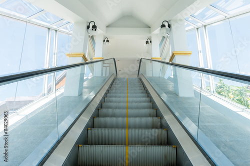 Escalators stairway inside Doi Inthanon National Park