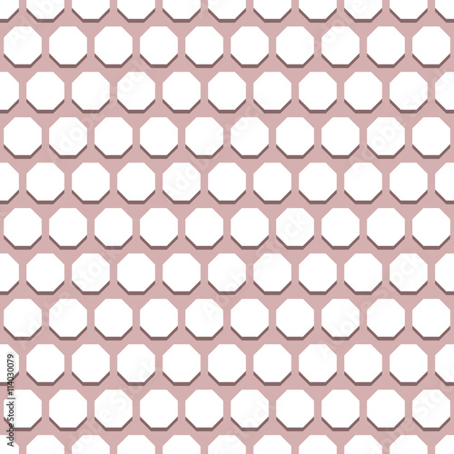 Seamless Abstract Vector Pattern With Octagons
