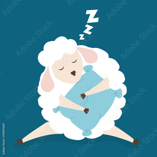 Sleep design. illuistration