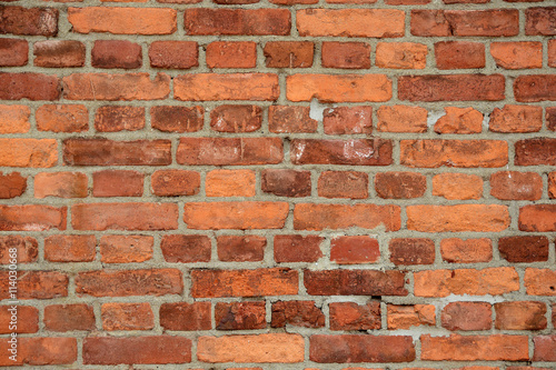 Brick textured wall background image