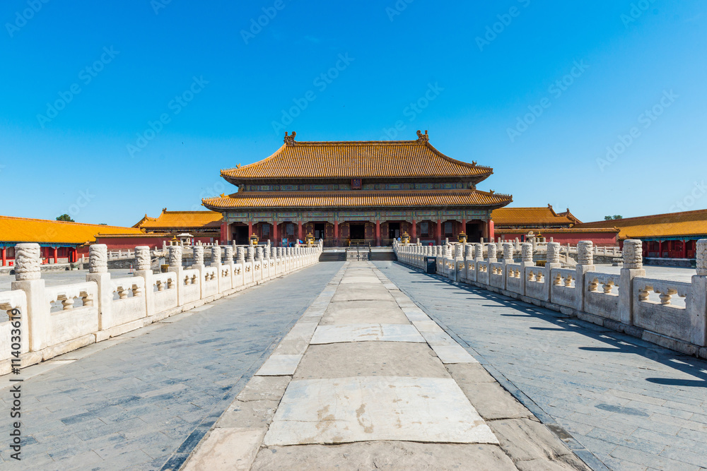 Hall of Supreme Harmony, Forbidden City in Beijing, China Hall of Supreme Harmony, Forbidden City in Beijing, China