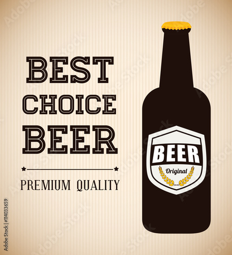 Beer design. illuistration