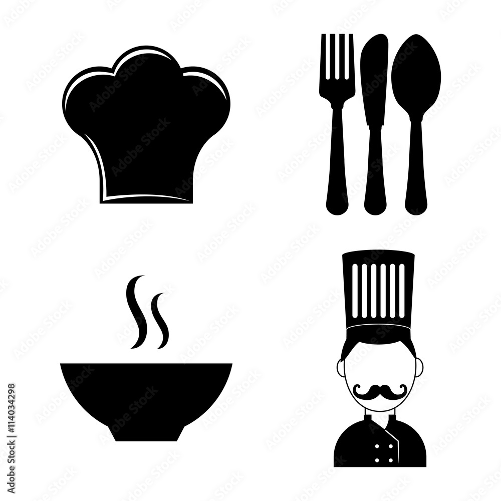 Chef design. illuistration Chef design. illuistration