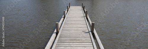 Steg am Steinhuder Meer  Niedersachsen  Deutschland