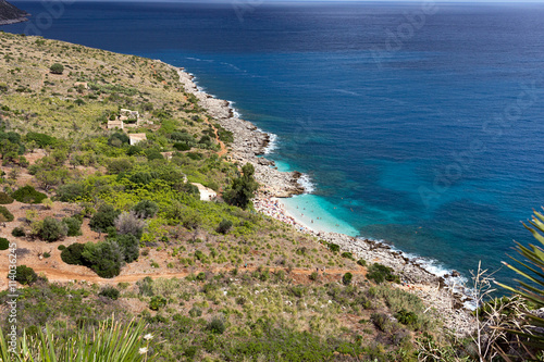 Sicilian seacost - Zingaro Nature Reserve between San Vito lo Capo and Scopello, Italy 