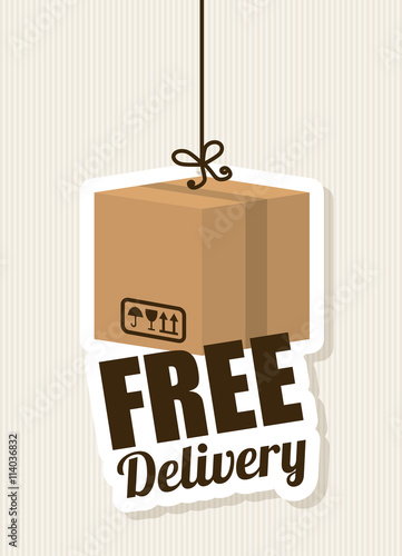 Free delivery illuistration
