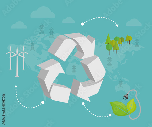 Energy design. illuistration