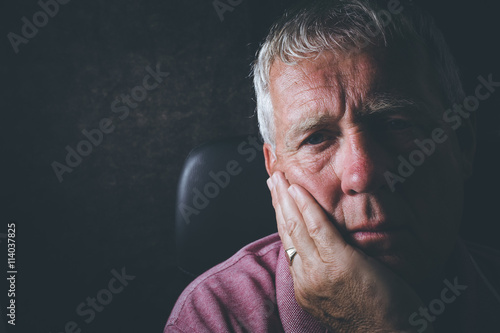 Wallpaper Mural Older depressed man, selective focus, Torontodigital.ca