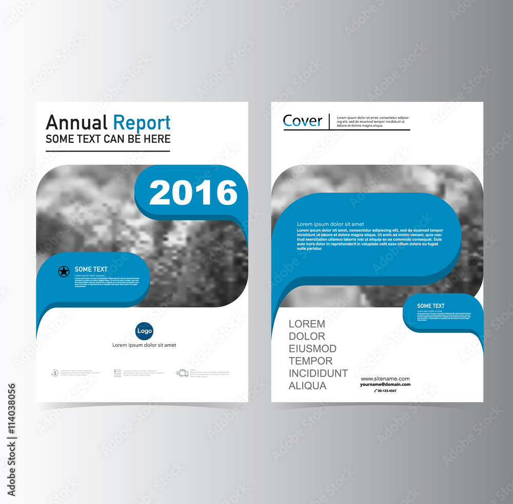 Blue annual report Brochure Flyer Leaflet template vector A4 size design, book cover layout design, Abstract presentation Blue annual report Brochure Flyer Leaflet template vector A4 size design, book cover layout design, Abstract presentation